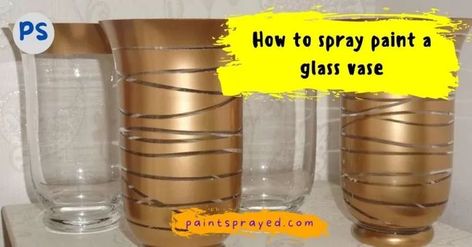 In this post, I will guide you through the whole method to paint your glass vase with spray cans in a step-by-step process. How To Spray Paint, Spray Can, Spray Painting, Spray Paint, The Whole, Glass Vase, Step By Step, Spray, Vase