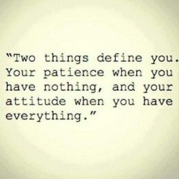 What defines you... Two Things Define You, Life Sayings, Reiki Meditation, Zig Ziglar, Spiritual Development, Visual Statements, New Energy, Quotable Quotes, A Quote