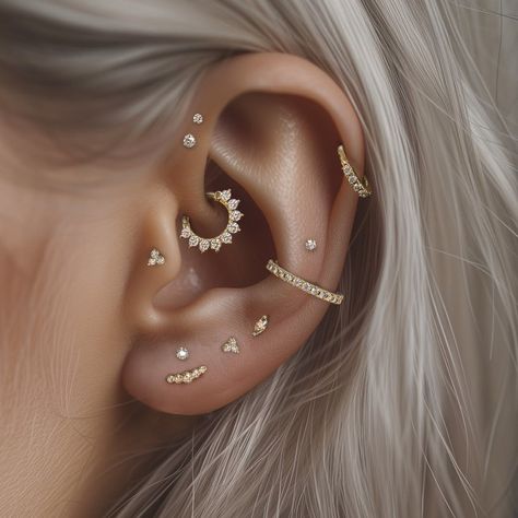 FreshTrends Fine Piercing Jewelry | New week, new stack ✨ . . . #lovefreshtrends #freshtrendsbodyjewelry #piercingjewelry #goldpiercingjewelry #earstack #bodyjewelry... | Instagram New Week, Piercing Jewelry, Piercings, Instagram