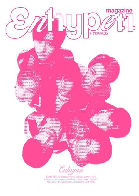 K Pop Graphic Poster, Enhypen Y2k Posters, Y2k Posters Pink, Enhypen Graphic Design Posters, Enhypen Graphic Poster, Kpop Posters Aesthetic Pink, Sunghoon Poster Edit, Graphic Poster Art Y2k, Enhypen Popteen