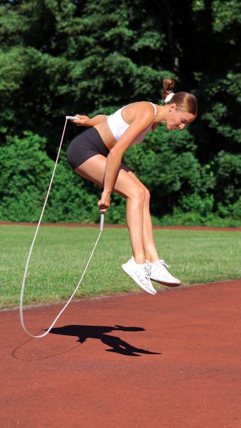 Skipping Tricks, Jump Rope Photoshoot, Jump Rope Aesthetic, Skipping Rope Aesthetic, Jump Rope Body Transformation, Skipping Rope Workout Aesthetic, Jumping Aesthetic, Jump Rope Hiit, Heavy Jump Rope