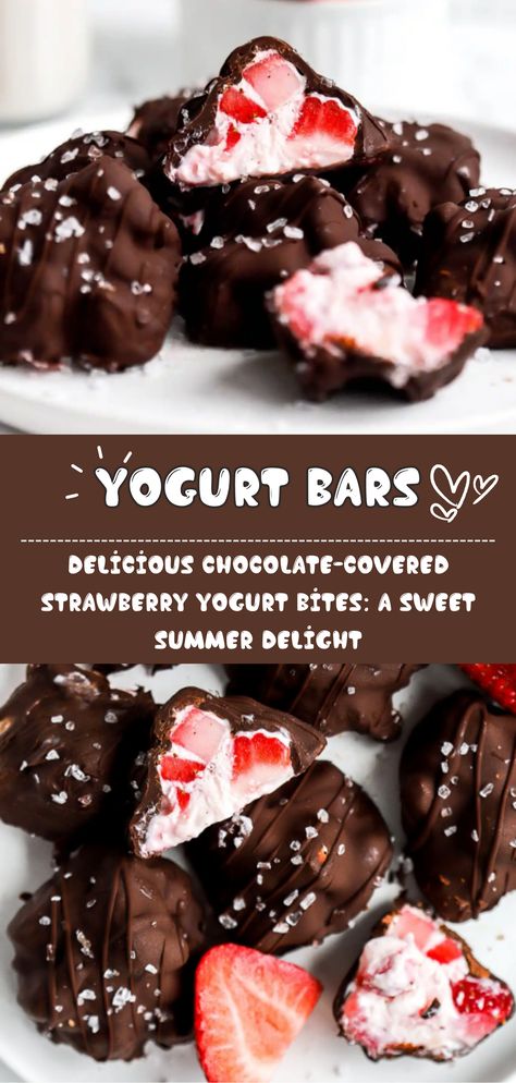 Raspberry Yogurt Bites, Tru Fru Copycat, Berry Yogurt Chocolate Bites, Chocolate Covered Frozen Yogurt Bites, Strawberry Yogurt Chocolate Bites, Chocolate Covered Frozen Yogurt Fruit, Healthy Strawberry Dessert, Frozen Strawberry Yogurt Chocolate Bites, Strawberry Yogurt Bark