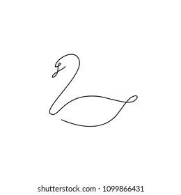 Line Art Swan, Swan Outline Tattoo, Goose Line Drawing, Swan Line Drawing, Simple Swan Tattoo, Contour Drawing Ideas, One Line Drawing Tattoo, Swan Lake Tattoo, Swan Line Art