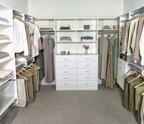 Master Closet Layout, Design Seed, Small Walk In Closet, Master Closet Organization, Dressing Design, Organized Closet, Hidden Truth, Walking Closet, Walk In Closet Design