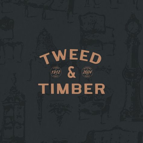 Some identity elements for Tweed & Timber. Some old school flair and vintage feel for a heritage brand that is being re-vamped.⁠ ⁠ 🤝 Graphic design, design, digital art, logo, design, artwork, vintage, illustration, merch design, branding, brand identity. Digital Art Logo, Fernie Bc, Art Logo Design, Merch Design, Branding Graphic Design, Design Artwork, Canadian Rockies, Heritage Brands, Design Design