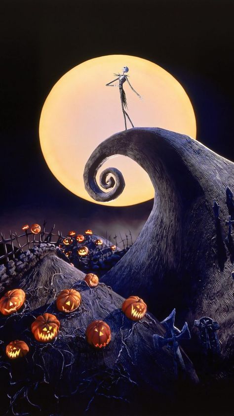 Nightmare Before Christmas Wallpaper - https://wallpapersko.com/nightmare-before-christmas-wallpaper.html #Before, #Christmas, #Nightmare, #Wallpaper HD Wallpapers Download Disney Halloween Movies, Nightmare Before Christmas Movie, Helloween Wallpaper, Movie Animation, English Play, Nightmare Before Christmas Wallpaper, Best Halloween Movies, Halloween Film, Christmas Paintings On Canvas