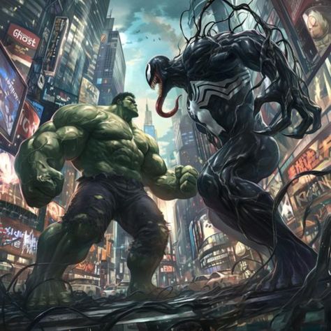 When titans clash, the city watches in awe. 💥🏙️ #EpicBattle #MonstrousDuel #UrbanLegends #marvelanimation #anime #marvelcomics #venom # hulk #marvelfyp #hulkfyp #venom#fyp Venom Vs Hulk, Hulk Vs Juggernaut, Venom Hulk, Marvel Animation, Marvel Venom, Marvel Artwork, The Hulk, Urban Legends, Monster Art