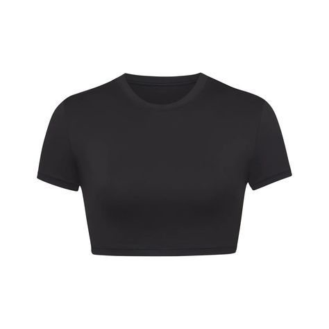 T-SHIRT curated on LTK Black Crop Tee, Sarong Skirt, Square Neck Bodysuit, Swim Shirts, Cropped Tee, Swim Top, Black Crop Tops, Crop Tee, Black Top