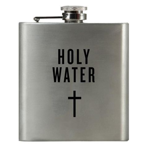 Liquor Gifts, Liquor Flask, Water Flask, The Fallen Angel, Pantry Items, Holy Water, Alcohol Recipes, Hip Flask, Through The Looking Glass