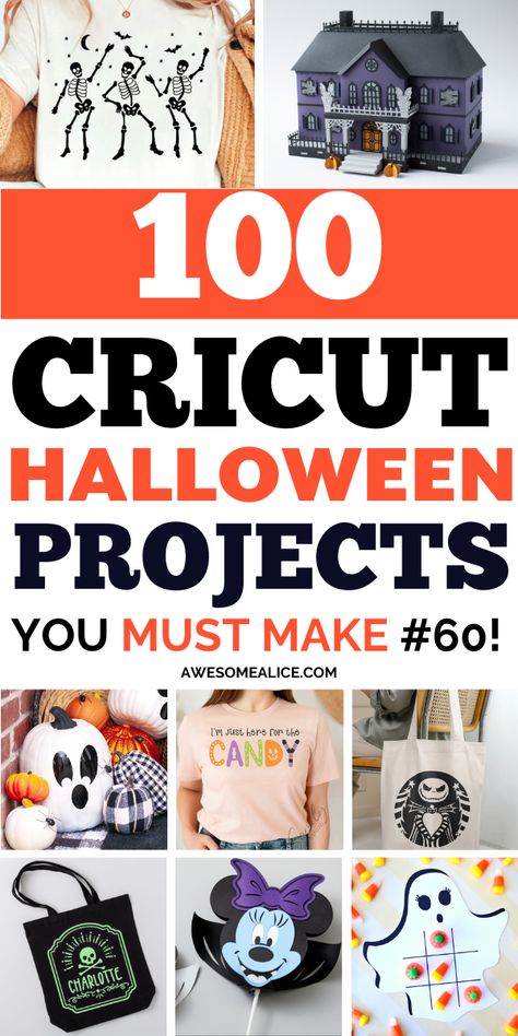 Discover 100 easy Halloween Cricut crafts with these fun and creative DIY projects! From Halloween paper Cricut crafts to candy decorations and spooky cardstock designs, find inspiration for all your festive needs. Unleash your creativity and make this Halloween extra special! #DIY #Halloween #CricutCrafts #CandyDecor #CardstockProjects Haloween Decoracion Cricut, Cricut Diy Halloween Decorations, Diy Halloween Decorations With Cricut, Cardstock Halloween Crafts, Easy Cricut Halloween Decorations, Keep Out Halloween Door, Halloween Diy Cricut, Cricket Halloween Projects, Halloween Craft Gifts