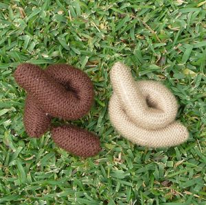 Odd Crochet, Knitting 101, Dog Poo, Knitted Dog, Crochet Humor, String Theory, Crochet Things, Crochet Goodies, Pdf Knitting Pattern