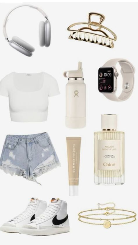 #preppy #white #cleangirl #summer #outfit #preppy #cute Outfit Preppy, Cute Summer Outfit, Summer Outfit, White