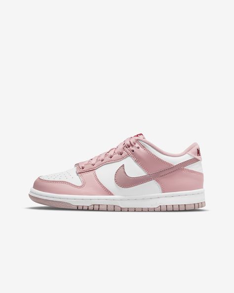 Nike Dunk Low Older Kids' Shoes. Nike UK Dunks Pink, Nike Models, Nike Sb Dunks Low, Pink Nike, Nike Sb Dunks, Nike Kids, Nike Dunk Low, Adidas Gazelle, Adidas Samba