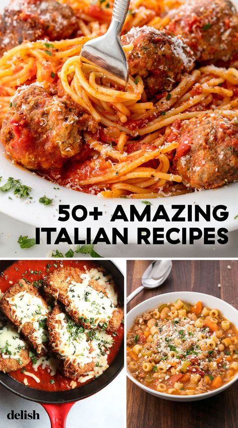 Italian Dinner Recipes, Italian Recipes Traditional, Italian Recipes Easy, Italian Pasta Recipes, Recipes Pasta, Italian Dinner, Easy Italian, Italian Recipes Authentic, Easy Pasta Recipes