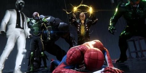 Marvels Spider-Man Originally Had More Sinister Six Missions and Fights Vulture Spiderman, Action Sequence, Sinister 6, Spider Man Ps4, Spiderman Ps4, Matt Reeves, Greatest Villains, Skull Island, Man Games