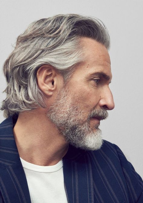 Older Mens Long Hairstyles, Older Men Haircuts, Older Mens Hairstyles, Hair Man, Grey Hair Men, Grey Beards, Mens Hairstyles Medium, A Hairstyle, Wavy Hair Men