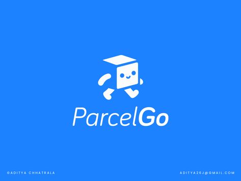 ParcelGo - Courier Service Logo Design by Aditya Chhatrala Courier Logo, Courier Service Ads, Courier Service Logo, Delivery Service Logo, Courier Service Poster, Logo Auto Service, Courier Service, Service Logo, Design Branding