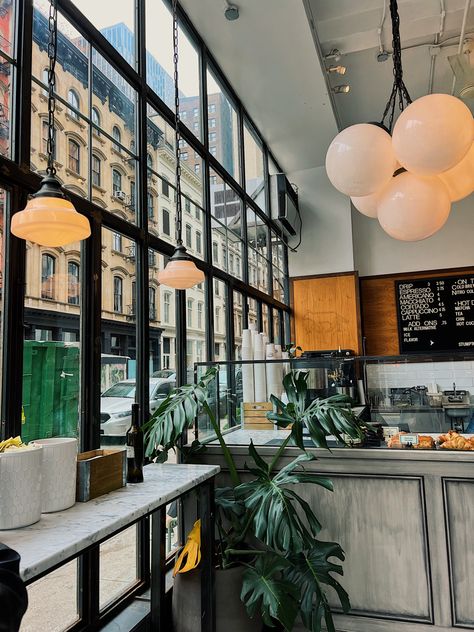 Coffee Nyc Aesthetic, Nyc Cafe Interior, Nyc Coffee Aesthetic, Nyc Coffee Shop Aesthetic, Nyc Cafe Aesthetic, Soho Nyc Aesthetic, Moodboard Cafe, Coffee Shop New York, Paris Coffee Shop