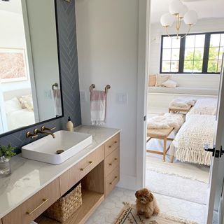 Becky Owens, Sink And Vanity, Becki Owens, Black Windows, Statement Lighting, Home Catalogue, Bath Faucet, Kids' Bathroom, Bathroom Inspiration