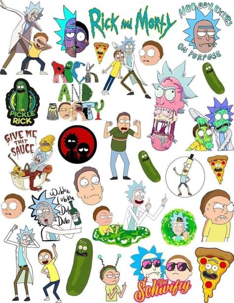 Rick And Morty Tattoo, Rick And Morty Drawing, Simpsons Tattoo, Rick And Morty Stickers, Rick I Morty, Rick And Morty Characters, Iphone Dynamic Wallpaper, Rick Y Morty, Tattoo Design Book