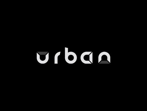 Urban by Olya Bo  On  Dribble Urban Logo Design Ideas, Urban Logo Design, Urban Logo, Logos Vintage, Wine Logo, Logo Minimalista, Real Estate Logo Design, Typo Logo, Graphic Design Elements