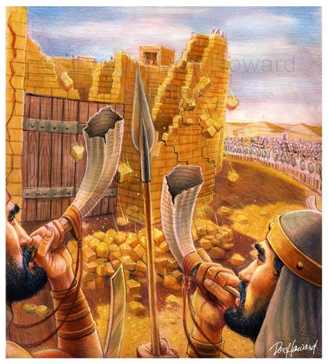 The Battle of Jericho (Joshua 6:1-27) Joshua Fought The Battle Of Jericho Craft, Joshua And The Battle Of Jericho, Joshua And Jericho, Jericho Bible, Jericho Walls, Wall Of Jericho, Joshua Fought The Battle Of Jericho, The Walls Of Jericho, Battle Of Jericho