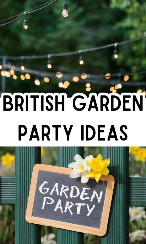 English Summer Garden Party, Birthday Garden Party Decorations, Garden Party Activities, Summer Garden Party Ideas, Summer Garden Party Decorations, Evening Garden Party, English Garden Party, Boys Garden, Summer Tunes