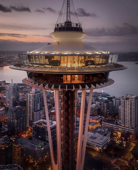 Seattle Space Needle, Sleepless In Seattle, Space Needle Seattle, Photography Home Decor, Urban Explorer, World Fair, The Emerald City, World Vision, Western Washington