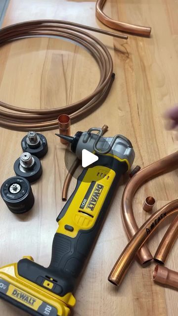 @hvacaklamsa on Instagram: "This photo belongs to ...@.shoptoolreviews – just sharing their awesome content! Swage a lot? @dewalttough is making that job a lot easier with his heir new DCE450 20V Max Swaging Tool. The kit comes with dies from 3/8” to 1-1/8”. Quickly swage your pipe in just seconds without cracks, splits or deforming. #shoplife #hvac #diy #howto #tools #toolsofthetrade #hvactools #dewalttough #dewalttools

ZzHaveAgoodDayzZ" Hvac Diy, Hvac Tools, Homemade Pudding, Dewalt Tools, Tools, On Instagram, Instagram