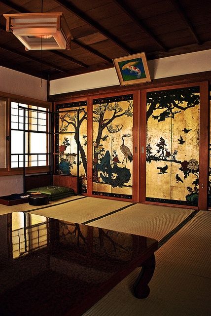 Koyasan Temple Japan | Muryoko-in temple in Koyasan, Japan Asian Interior, Japanese Decor Bedroom, Japanese Style Bedroom, Japanese Bedroom, Japanese Home Design, Japanese Style House, Traditional Japanese House, Japanese Interiors, Japan Architecture