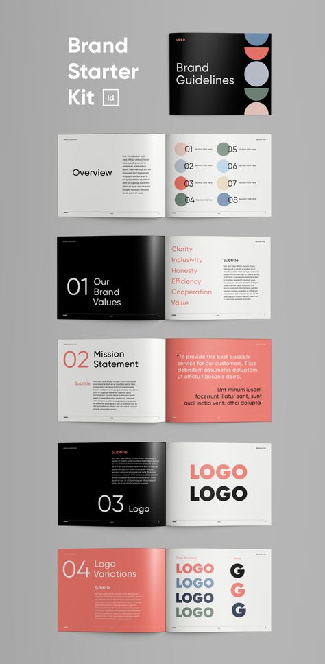 Branding Design Guidelines, Brand Identity Design Templates, Brand Guide Book Design, Brand Standards Design, Branding Identity Template, Branding Template Design, Brand Design Proposal, Brand Starter Kit, Brand Style Guide Inspiration