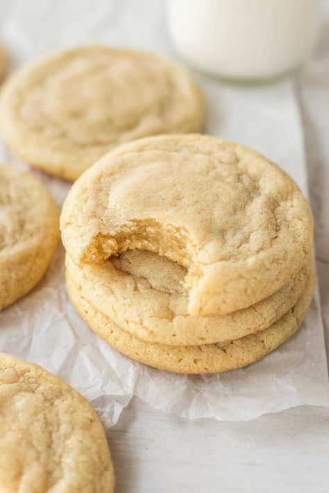 Small Sugar Cookie Recipe, Small Cookies Recipe, Sugar Cookie Recipe Small Batch, Small Batch Sugar Cookies, Soft Batch Cookies, Small Batch Cookie Recipe, Soft Chewy Cookies, Chewy Sugar Cookie Recipe, Soft Sugar Cookie Recipe