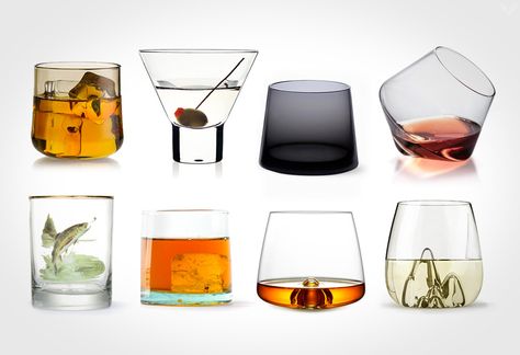 The Ultimate Whiskey Glass Collection Glass Of Whisky, Best Whiskey, Organize Home, Rooftop Bars Nyc, Cocktail Shots, Unique Glassware, Whisky Bar, Good Whiskey, Whisky Glass