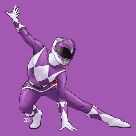 Purple Ranger, Batang 90s, Power Rangers Cosplay, Power Rangers In Space, Power Rangers Fan Art, 90s Art, Power Rangers Art, Go Go Power Rangers, Mighty Morphin Power Rangers