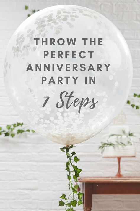 20th Anniversary Party Decorations, 40th Wedding Anniversary Party Ideas Diy, Ideas For 50th Anniversary Party, How To Throw A 50th Anniversary Party, How To Plan An Anniversary Party, Anniversary Party Ideas 20 Years, 60th Anniversary Party Decorations, Anniversary Party Planning, 20th Wedding Anniversary Decorations