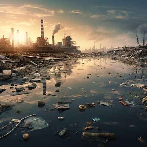 Water Pollution Pictures, Water Pollution Images, Pollution Pictures, Aesthetic Boarders Designs, Pencemaran Udara, Pollution Environment, Plastic In The Sea, Environmental Posters, Geography Project