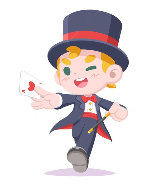 Magician Suit, Magician Art, Magician Costume, Suit Drawing, Bg Design, Magic Day, Famous Pictures, Super Mario Art, Dog Vector