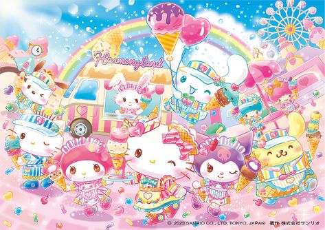 Sanrio Ice Cream Drawing, Sanrio World, Hello Kitty Halloween Wallpaper, Hello Kitty Wallpaper Hd, Manga Coloring Book, Kitty Images, Hello Kitty Characters, Hello Kitty Backgrounds, Hello Kitty Drawing