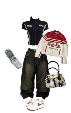 Outfits For Races Cars, Cute Race Car Outfits, Leather Race Car Jacket, Vintage Racer Jacket Outfit Women, Racing Outfit Ideas, Racing Clothes Aesthetic, Racecar Outfit Aesthetic, Racer Jacket Outfit Women Aesthetic, Vintage Outfits Baggy