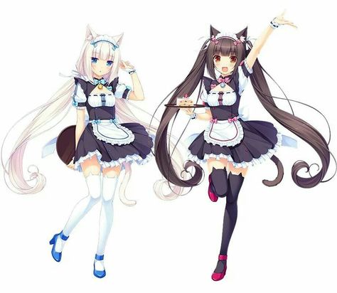 Maybe I'll use this as an outfit style to change up the top of my maid outfit Kawaii, Cat Cafe Uniform, Maid Reference, Maid Cafe, Maid Cosplay, Anime Maid, Maid Outfit, Anime Princess, Outfit Style