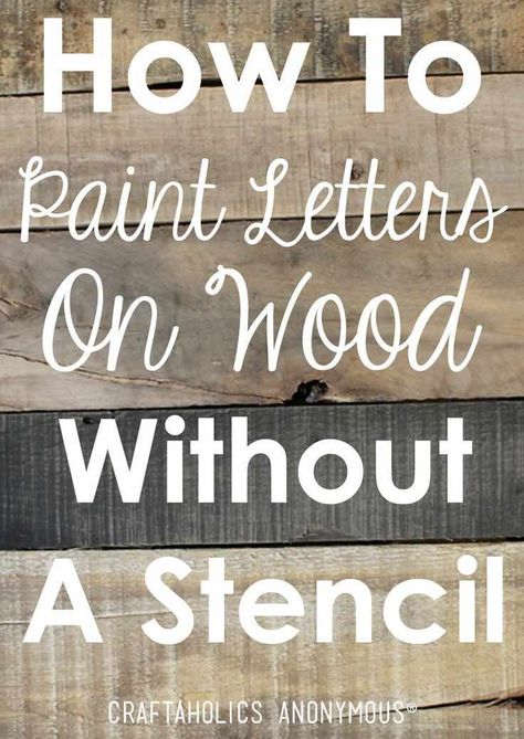 crafts tips and diy How To Paint Letters on Wood Without a Stencil || awesome tips and tricks for different methods crafts tips and diy Paint Letters On Wood, Painted Letters On Wood, Paint Letters, Diy Wood Work, Wood Projects That Sell, Signs Diy, Diy Wood Signs, Woodworking Projects That Sell, Diy Holz