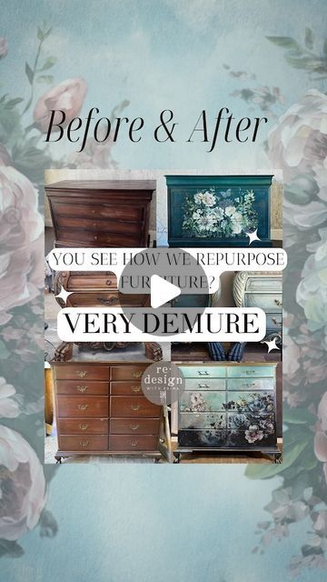 Redesign with Prima®️ on Instagram: "🫶🏽 Repurpose Furniture with @redesignwithprima  products, VERY DEMURE! #demure #redesignwithprima #repurposefurniture" Diy Modern Furniture, Repurpose Furniture, Redesign With Prima, Re Design, Up Cycle, Furniture Modern, Repurposed Furniture, Furniture Makeover, Repurpose