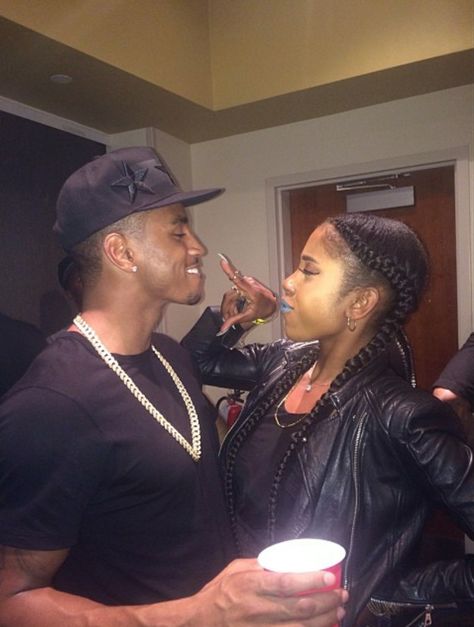 Trey Songz & Seven Streeter Chris Brown Fashion, Sevyn Streeter, Wild Thoughts, August Alsina, Cute Couple Pics, Curly Styles, Relationship Pics, Trey Songz, Bonnie Clyde