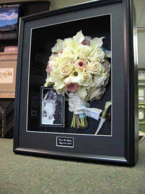 Toss if you must (or have a designated tossing bouquet, or toss faux flowers to your single ladies). But save the real deal forever with a beautifully preserved bouquet. We love the combination picture frames and shadow boxes so that you can display your freeze dried bouquet with a photo or your invitation. Wedding Memorabilia, Gorgeous Bouquet, Boda Mexicana, When I Get Married, Freeze Dried, Art Technology, I Got Married, Wedding Wishes, Post Wedding