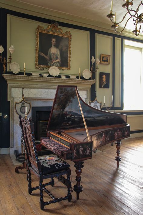 Restoration House, Rochester | www.restorationhouse.co.uk | Flickr Classical Music Room, Victorian Piano, Music Room Ideas, Restoration House, Antique Piano, Piano Room, Victorian Furniture, England And Scotland, Music Room