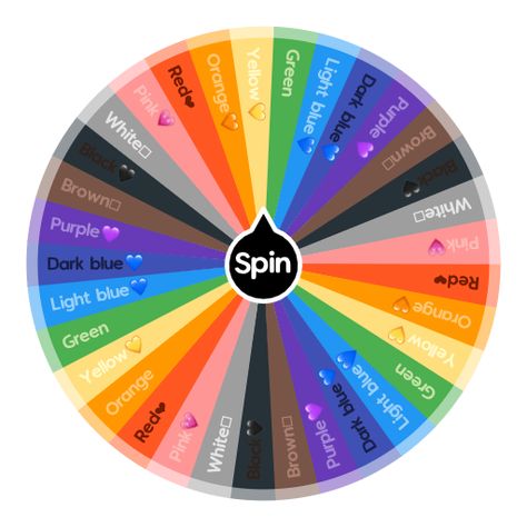 What color should you wear?! | Spin the Wheel - Random Picker Sleepover Spin The Wheel, Aesthetic Wheel Spinner, Oc Spin The Wheel, Oc Wheel, Random Color Generator, Outfit Picker, Spin Outfit, 12 Color Wheel, Spinning Wheel Game