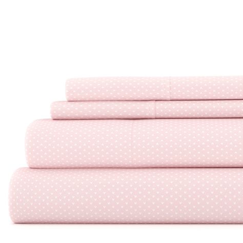 My Heart Pattern 4 Piece Deep Pocket Bed Sheet Set - Bed Bath & Beyond - 23050550 Bed Sheets Set, Microfiber Bed Sheets, Soft Bed Sheets, Pink Sheets, Designer Prints, Teal Accents, Twin Sheets, Twin Sheet Sets, Heart Pattern