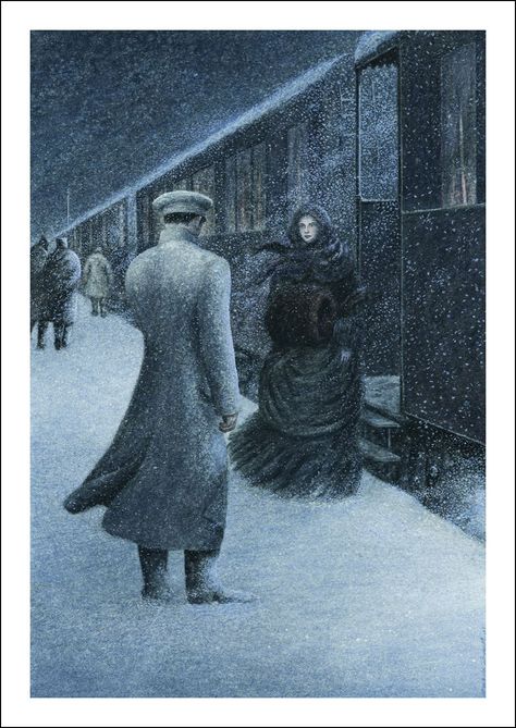 Angela Barrett. Anna Karenina Anna Karenina Book, Russian Winter, Arte Peculiar, Russian Literature, Anna Karenina, Romance Art, Arte Inspo, Classical Art, 영감을 주는 캐릭터