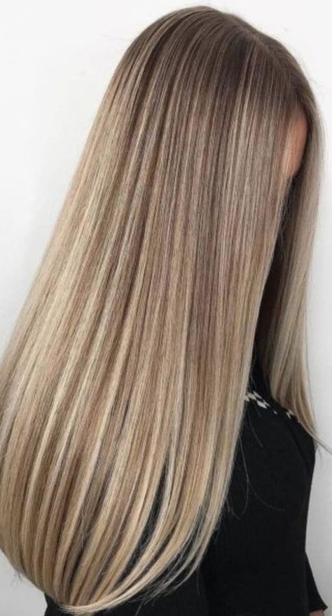 blonde hair, blonde hair color, blonde hair color trends 2022, low maintenance blonde, honey blonde, butter blonde Balayage Straight, Balayage Straight Hair, Summer Blonde Hair, Hairstyles Inspiration, Brunette Hair With Highlights, Straight Blonde Hair, Gorgeous Hair Color, Dirty Blonde Hair, Honey Blonde Hair