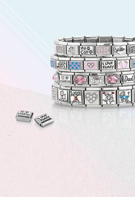 Nomination Italy Bracelets, Nomination Bracelet Charms, Nomination Bracelet Aesthetic, Beach Wishlist, Italy Bracelet, Pandora Jewelry Necklace, Nomination Charms, Nomination Bracelet, Italian Bracelet